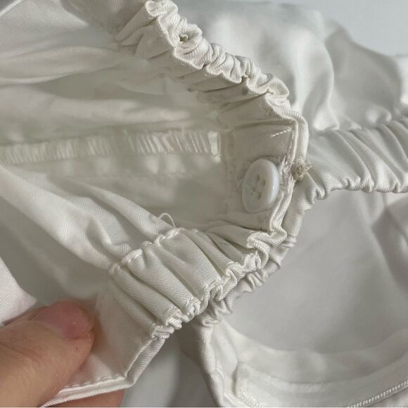 NWT SER.O.YA Randi Off‎ the Shoulder White Long Sleeve Top Size Small - Picture 8 of 11